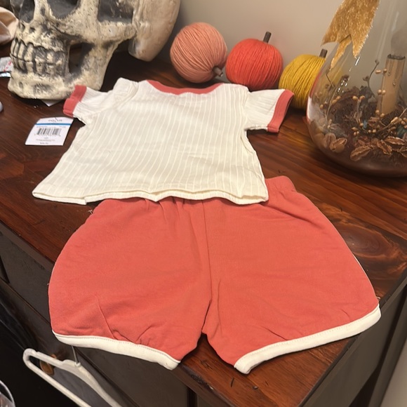 Focus Kids RED/CREAM Homegrown 2-Piece Short Set - Picture 7 of 10